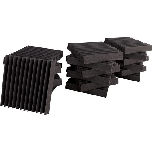  Ultimate Support Studio Bundle I Pack of Acoustic Foam Wedges (18 Pieces)