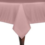 Ultimate Textile -5 Pack- 54 x 120-Inch Rectangular Polyester Linen Tablecloth, Dusty Rose Pink