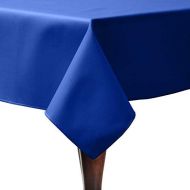 Ultimate Textile -2 Pack- Poly-Cotton Twill 52 x 70-Inch Rectangular Tablecloth, Royal Blue