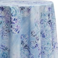Ultimate Textile Batika 108-Inch Round Patterned Tablecloth