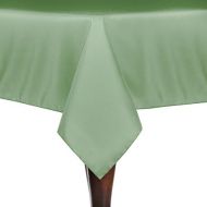 Ultimate Textile -2 Pack- 90 x 90-Inch Square Polyester Linen Tablecloth, Sage Green