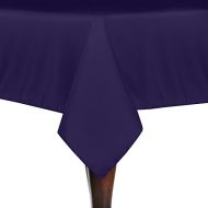 Ultimate Textile -3 Pack- 72 x 108-Inch Rectangular Polyester Linen Tablecloth, Purple