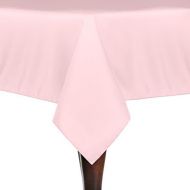 Ultimate Textile -2 Pack- 72 x 108-Inch Rectangular Polyester Linen Tablecloth, Blush Ice Pink