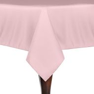 Ultimate Textile -2 Pack- 72 x 108-Inch Rectangular Polyester Linen Tablecloth, Light Pink