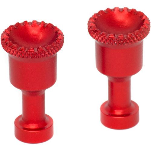  Ultimaxx Aluminum Thumb Joysticks for DJI Mavic Air Controller (Pair, Red)