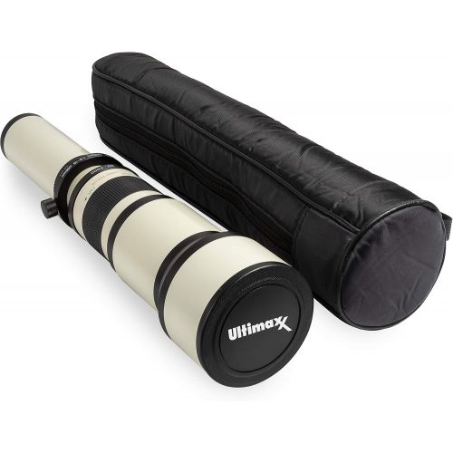  Ultimaxx 650-1300mm Telephoto Zoom Lens Set for Nikon D7500, D500, D600, D610, D700, D750, D800, D810, D850, D3100, D3200, D3300, D3400, D5100, D5200, D5300, D5500