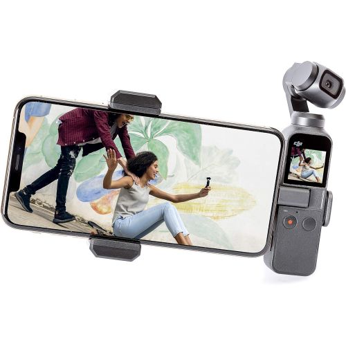  Ultimaxx Smart Phone Holder with 1/4 Connecting Rod for DJI OSMO Pocket Handheld Gimbal Camera