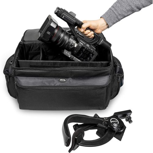  Ultimaxx’s Extra Large, Water-Resistant Professional Gadget Bag Compatible with Camcorders and Accessories for Sony NEX-FS-100, FS-100U, FS-700, FS700UK, FS700R, EA50UH Camcorders,