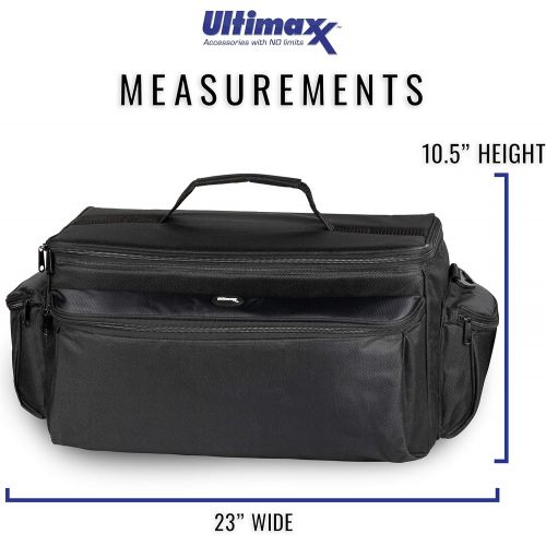  Ultimaxx’s Extra Large, Water-Resistant Professional Gadget Bag Compatible with Camcorders and Accessories for Sony NEX-FS-100, FS-100U, FS-700, FS700UK, FS700R, EA50UH Camcorders,