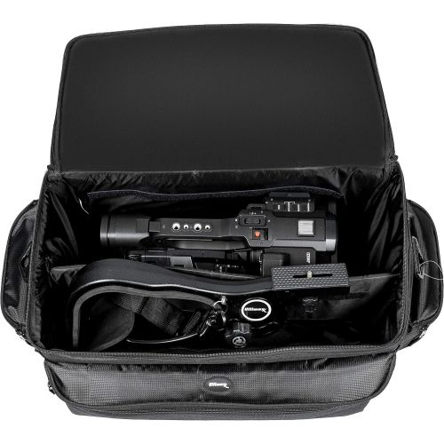  Ultimaxx Ultimax’s Extra Large, Water-Resistant Gadget Bag with 80” Tripod Compatible with Camcorders for Panasonic AG-AC160, AC30, AC90A, AC130A, AF100, HVX200, UX-90, UX-180, HC-X1000, HC