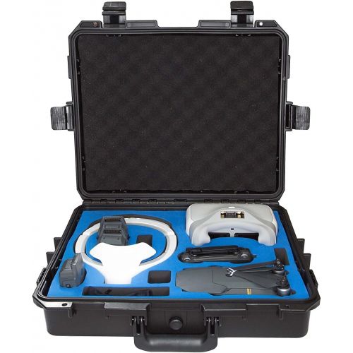  Ultimaxx Water Proof Rugged Compact Storage Hard Case for DJI FPV VR Goggles and DJI Mavic PRO & DJI Mavic PRO Platinum + Fits Extra Accessories