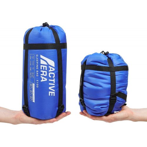  [아마존베스트]Active Era Ultra Lightweight Sleeping Bag - Perfect for Warm Weather, Sleepovers, Fishing, Outdoor Camping and Hiking in The Summer Months