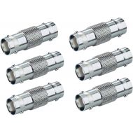 Ultra Clarity Cables BNC Connector - Coupler (6 Pack) BNC Female to Female, Adapter for CCTV
