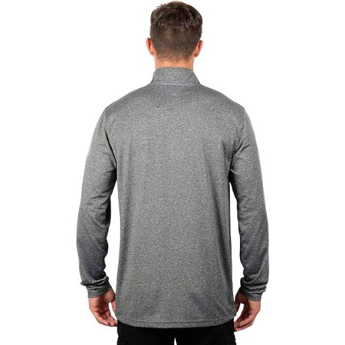  Ultra Game NBA Men's Super Soft Quarter Zip Long Sleeve T-Shirt
