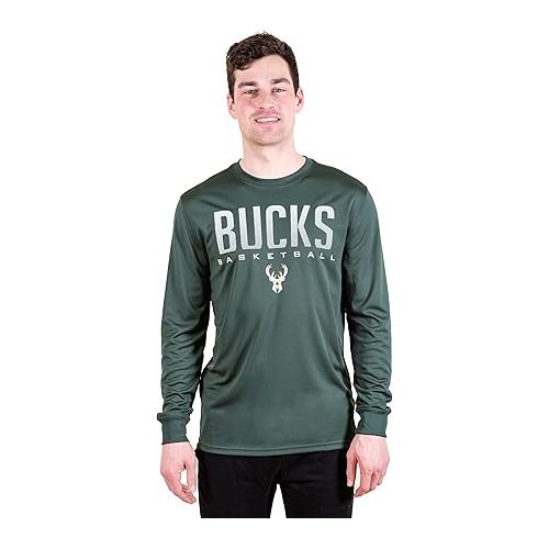  Ultra Game NBA Men's Super Soft Game Day Long Sleeve T-Shirt