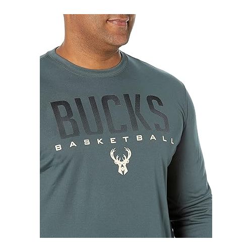  Ultra Game NBA Men's Super Soft Game Day Long Sleeve T-Shirt