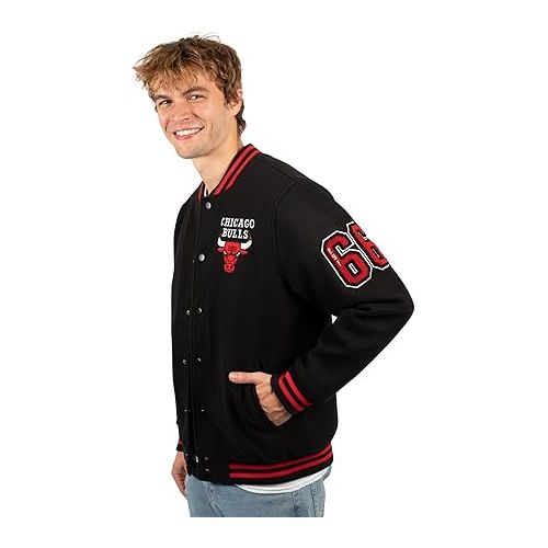  Ultra Game Men's Game Time Varsity Jacket