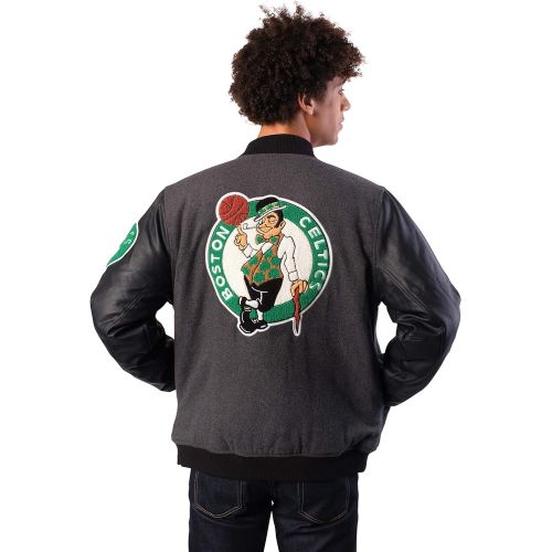  Ultra Game NBA Mens Full-Zip Classic Varsity Jacket