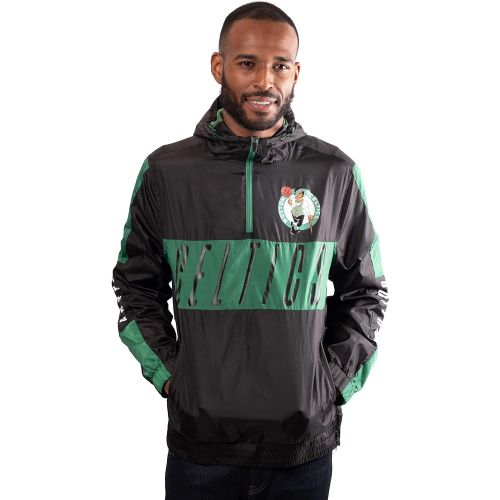  Ultra Game NBA Mens Quarter Zip Hoodie Windbreaker Jacket