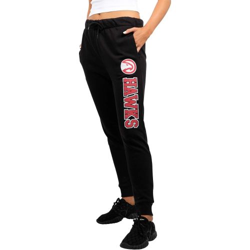  Ultra Game NBA Women’s Foldover Jogger Pants Active Fleece Sweatpants