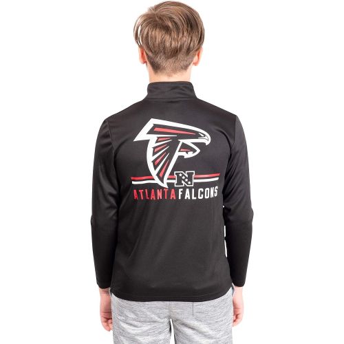  Ultra Game NFL Boy’s Quarter-Zip Active Pullover Shirt