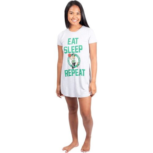  Ultra Game NBA Womens Super Soft Sleepwear Pajama Loungewear Tee Shirt Nightgown