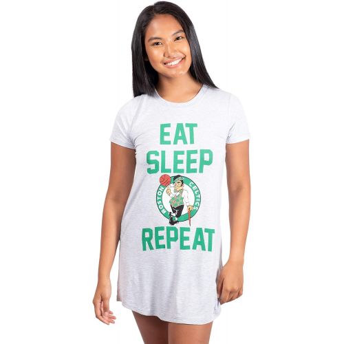  Ultra Game NBA Womens Super Soft Sleepwear Pajama Loungewear Tee Shirt Nightgown