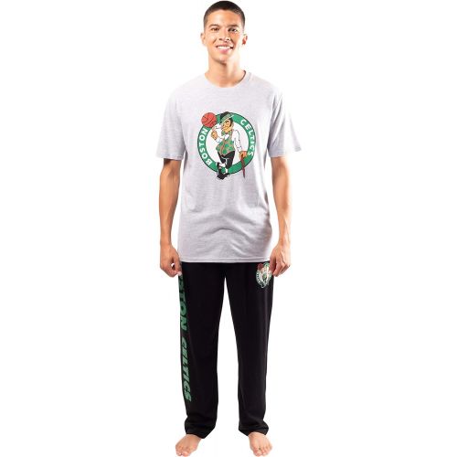  Ultra Game NBA Mens 2 Piece Super Soft Tee Shirt & Lounge Pants Set