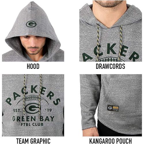  Ultra Game NFL Mens Soft Fleece Pullover Hoodie Sweatshirt