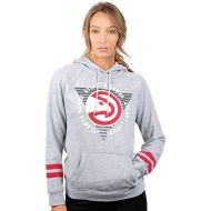 Ultra Game NBA Womens Soft Fleece Pullover Hoodie Sweatshirt with Varsity Stripe