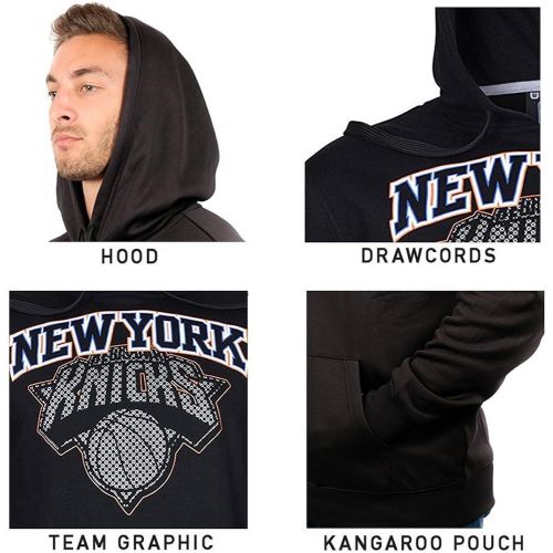  Ultra Game NBA Mens Soft Fleece Pullover Sweatshirt Hoodie