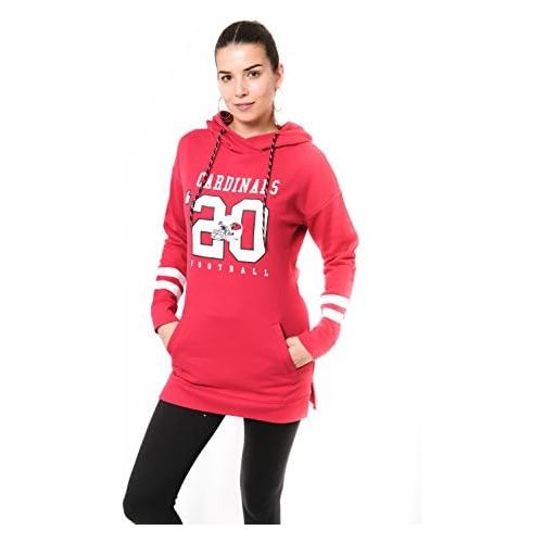  Icer Brands Ultra Game NFL Womens Tunic Hoodie Pullover Sweatshirt Terry