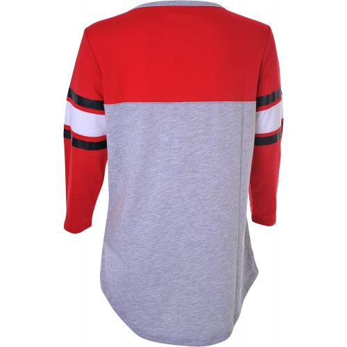  Ultra Game NBA Womens T-Shirt Raglan Baseball 3/4 Long Sleeve Tee Shirt