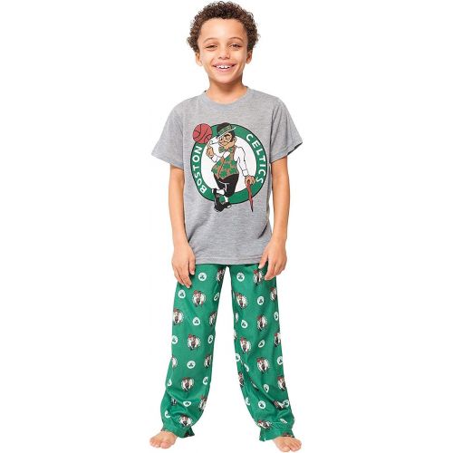  Ultra Game NBA Boys 2 Piece Pajama Lounge Pants & Tee Shirt Set