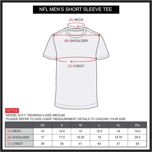  Ultra Game NFL Mens T-Shirt Raglan Block Short Sleeve Tee Shirt