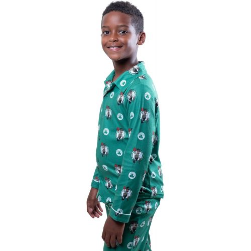  Ultra Game NBA Boys 2 Piece Pajamas Lounge Flannel Set