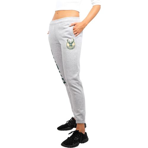  Ultra Game NBA Womens Jogger Pants Active Logo Fleece Sweatpants