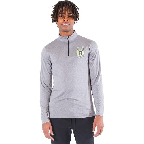  Ultra Game NBA Mens Quarter Zip Long Sleeve Pullover T-Shirt