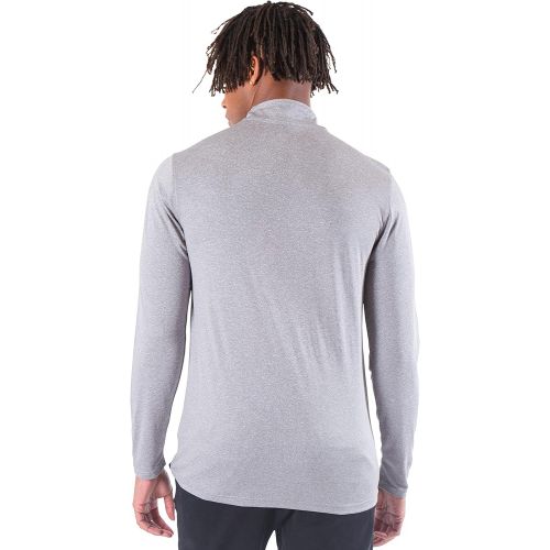  Ultra Game NBA Mens Quarter Zip Long Sleeve Pullover T-Shirt