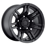 Ultra Wheel 238B Gauntlet Black Wheel with Painted (16 x 8. inches /5 x 135 mm, 10 mm Offset)
