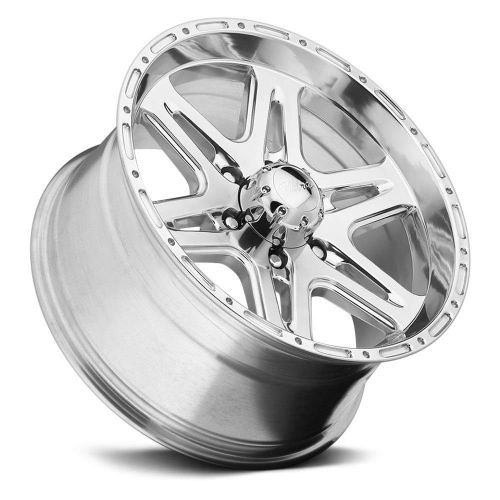  Ultra Wheel 208P Badlands Silver Wheel with Polished Finish (16x8/8x6.5mm, +10 mm offset)