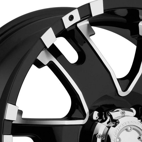  Ultra Wheel 201B Baron Matte Black Wheel (17x9/6x5.5mm, -12 mm offset)