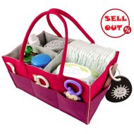 Ultra family goods Baby Diaper Changing Organizer Caddy - Convenient & Durable Diaper Storage Nursery Basket...