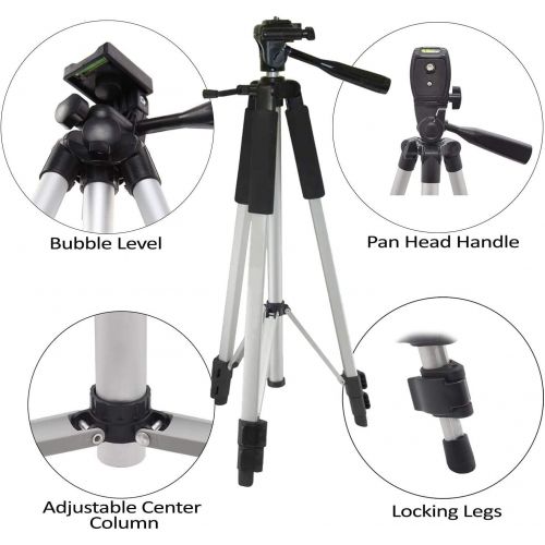  UltraPro Professional Camera Accessory Bundle Kit for Canon, Nikon, Sony, Panasonic and Olympus Digital Cameras. 10 Piece Bundle Includes 59” Tripod and 32GB SD Card