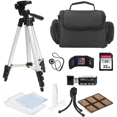  UltraPro Professional Camera Accessory Bundle Kit for Canon, Nikon, Sony, Panasonic and Olympus Digital Cameras. 10 Piece Bundle Includes 59” Tripod and 32GB SD Card