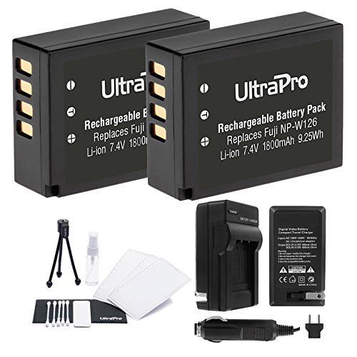  UltraPro 2-Pack Fuji FujiFilm NP-W126 High-Capacity Replacement Batteries