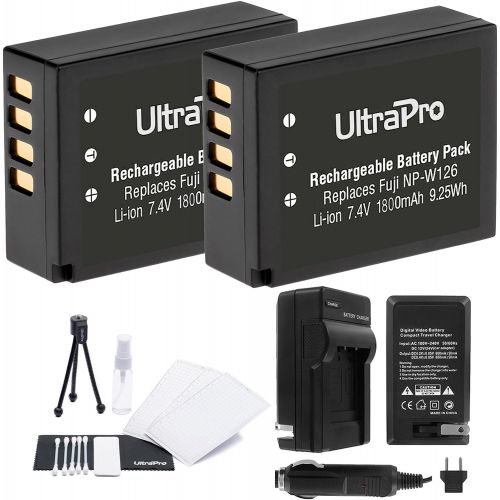  UltraPro 2-Pack Fuji FujiFilm NP-W126 High-Capacity Replacement Batteries