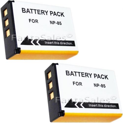  UltraPro 2-Pack Fuji NP-85 Replacement Batteries w/Rapid Travel Charger for FujiFilm FinePix SL305, SL300, SL280 - UltraPro Bundle Includes: Camera Cleaning Kit, Screen Protector,