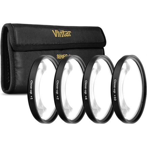  55mm UltraPro Professional Filter Bundle for Lenses with a 55mm Filter Size - Includes 7 Filters (UV, CPL, FL-D, 1, 2, 4, 10 Macro Close-Up Filters), Lens Hoods, & More