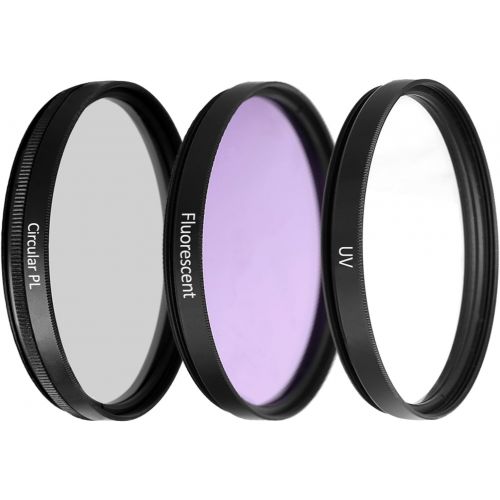  55mm UltraPro Professional Filter Bundle for Lenses with a 55mm Filter Size - Includes Filters, Remote, Lens Hood & More